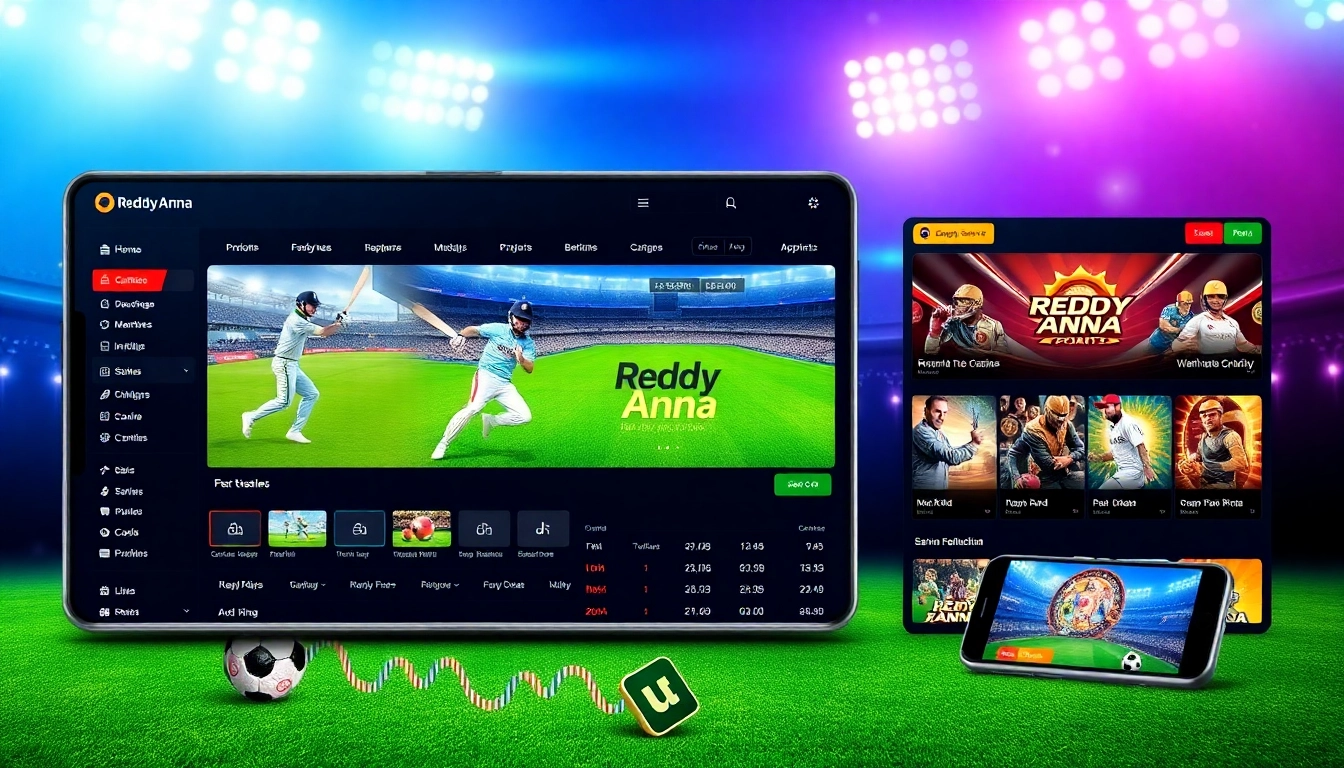Reddy Anna platform offering cricket betting, casino games, and live streaming in India with secure online access.