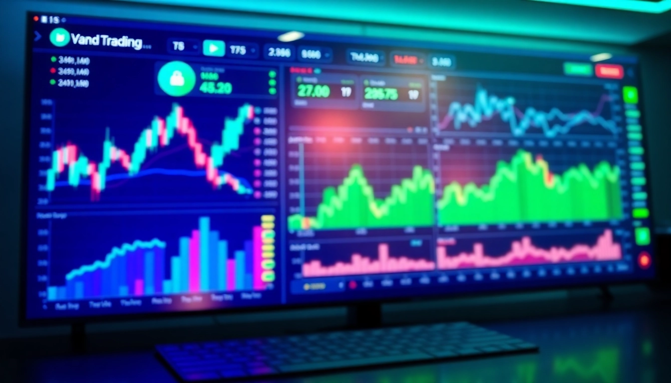 Trading view platform showcasing detailed market charts and analysis tools for traders and